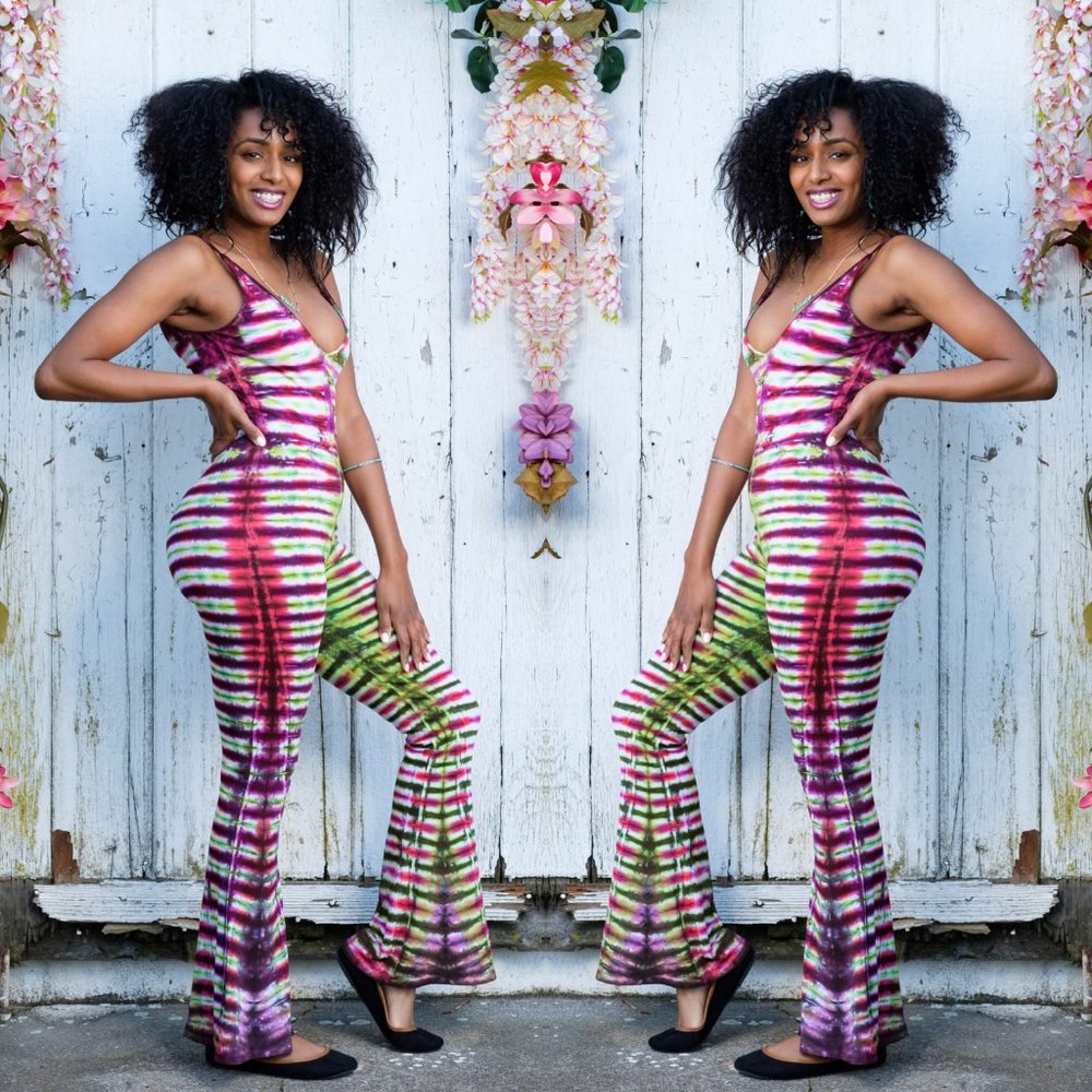 Tie Dye Jumpsuit Warrior Within Designs - Picture 2 of 3